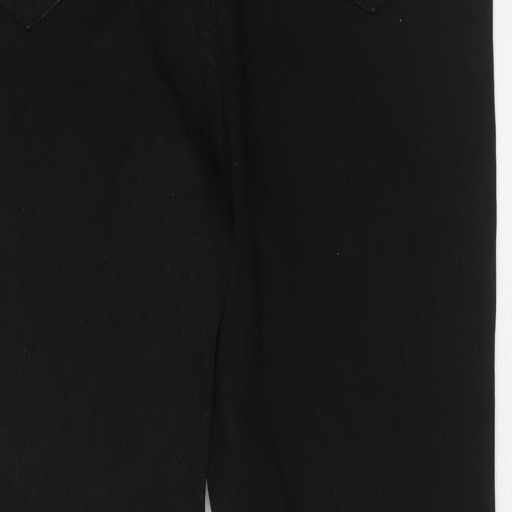 Club Denim Womens Black Cotton Skinny Jeans Size 20 Regular Zip