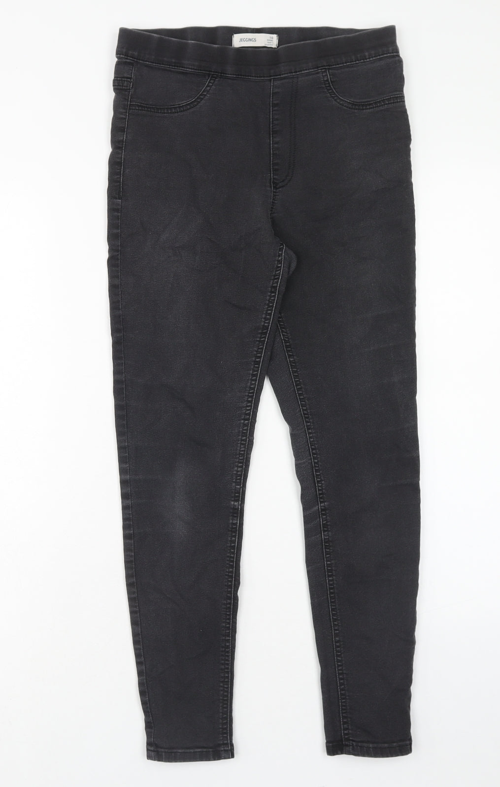 Marks and Spencer Womens Grey Cotton Jegging Jeans Size 10 Regular