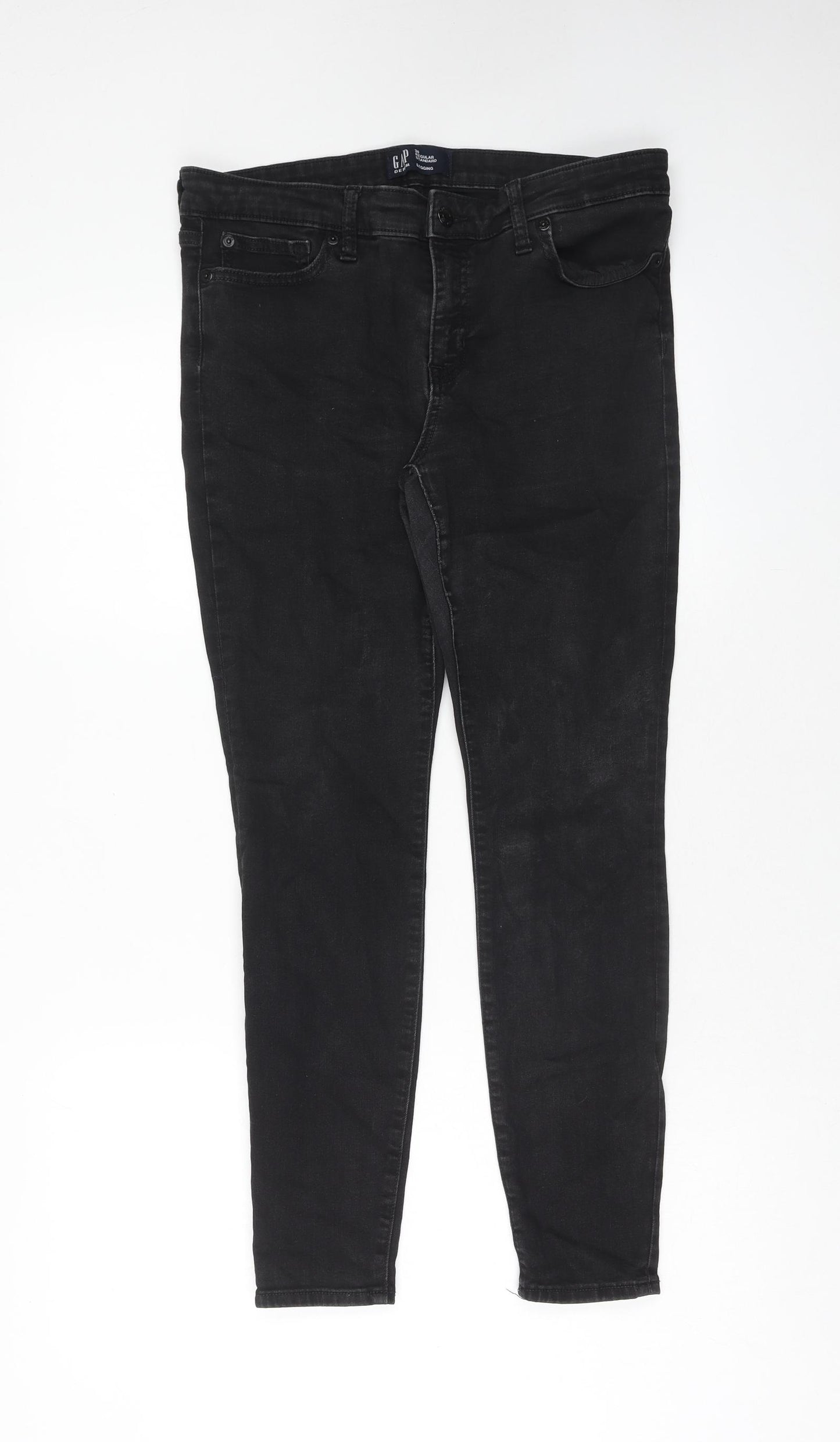 Gap Womens Blue Cotton Skinny Jeans Size 30 in Regular Zip