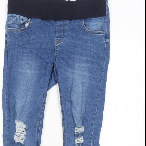 New Look Womens Blue Cotton Jegging Jeans Size 12 Regular