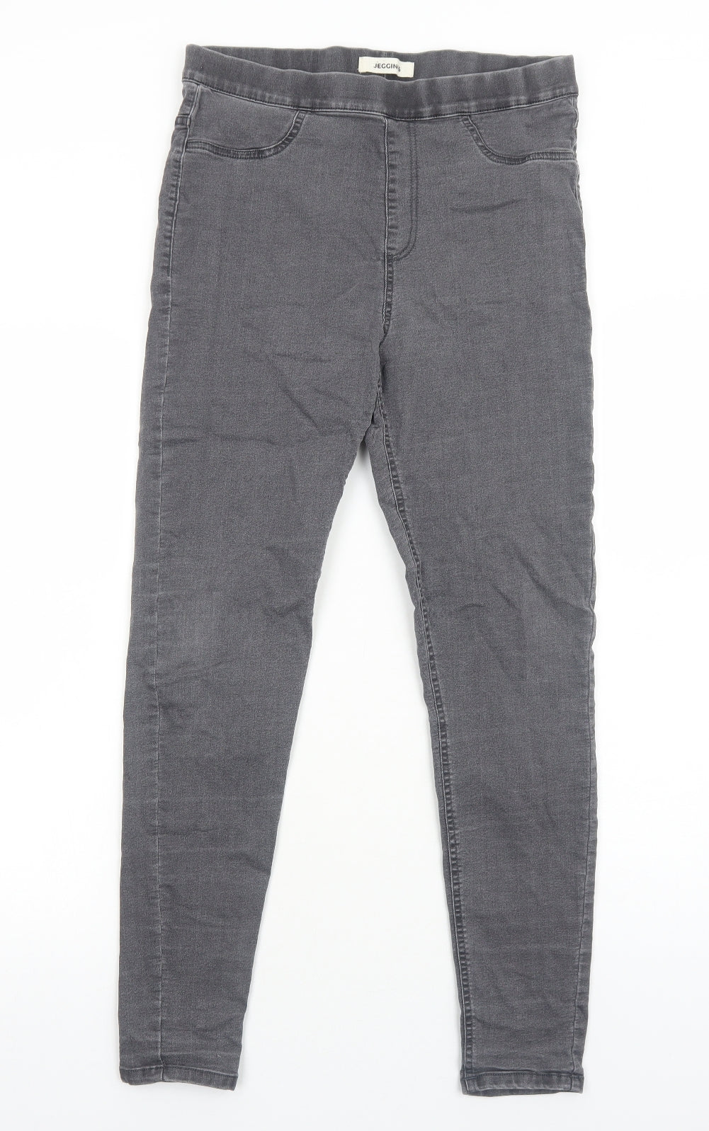 Marks and Spencer Womens Grey Cotton Jegging Jeans Size 12 Regular