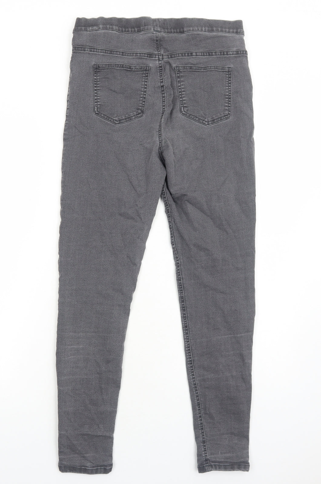 Marks and Spencer Womens Grey Cotton Jegging Jeans Size 12 Regular