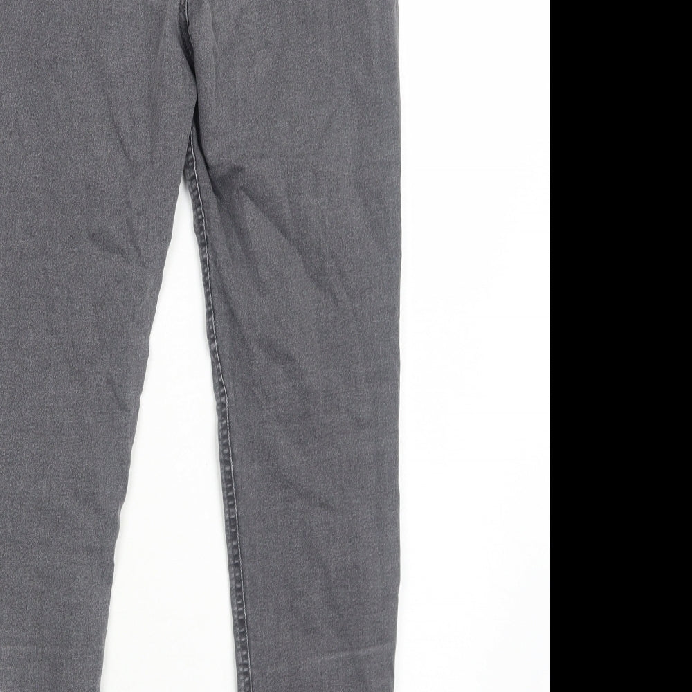 Marks and Spencer Womens Grey Cotton Jegging Jeans Size 12 Regular