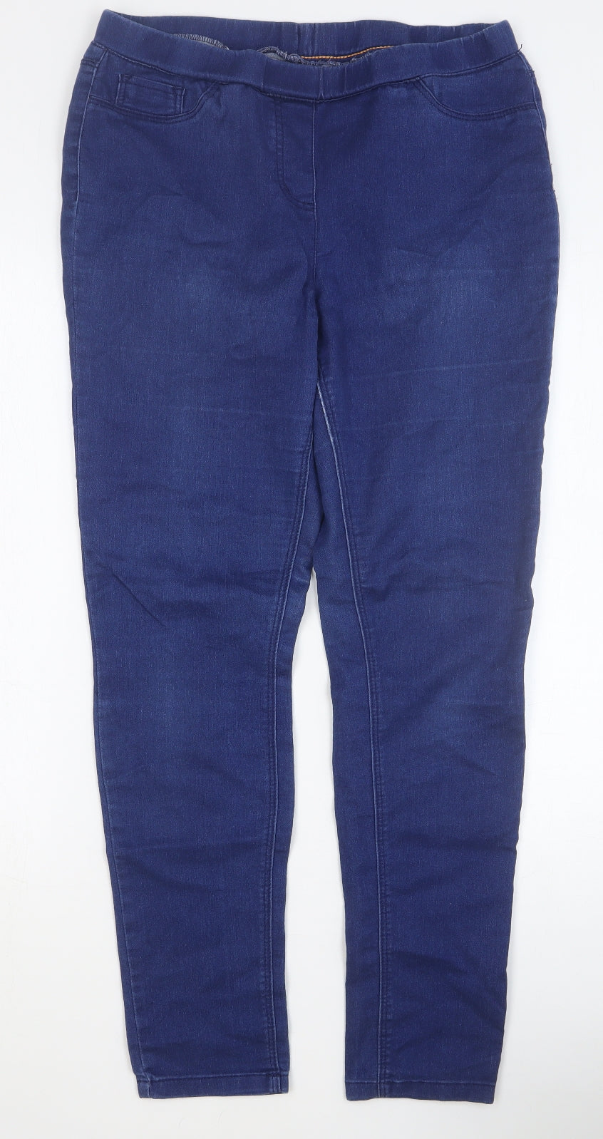 South Womens Blue Cotton Jegging Jeans Size 14 Regular