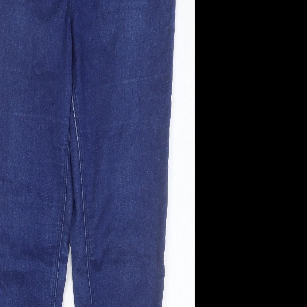 South Womens Blue Cotton Jegging Jeans Size 14 Regular