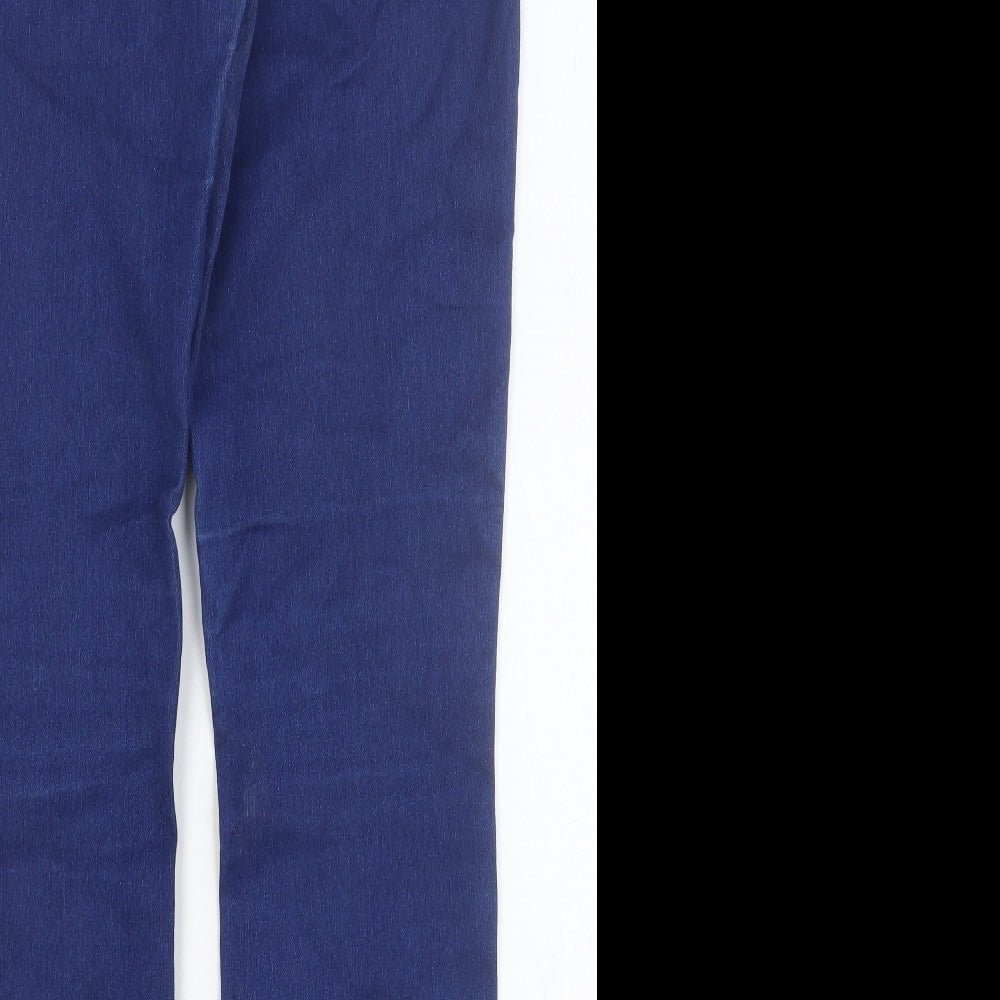 South Womens Blue Cotton Jegging Jeans Size 14 Regular