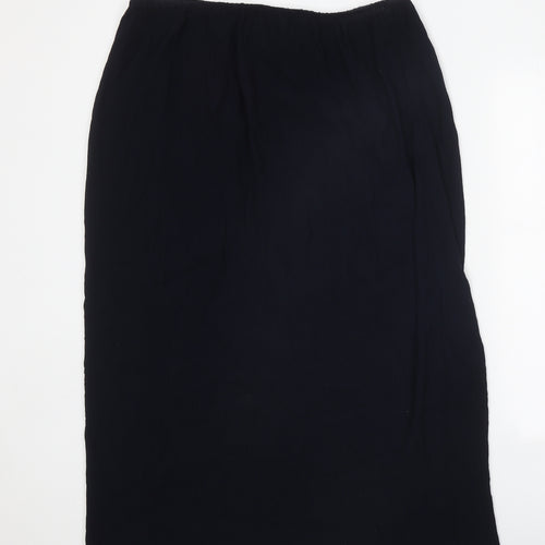 TIGI Womens Blue Viscose Straight & Pencil Skirt Size 33 in