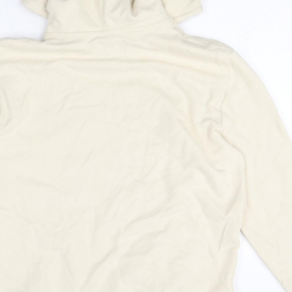 Marks and Spencer Womens Beige Cotton Pullover Hoodie Size S Pullover - Heritage