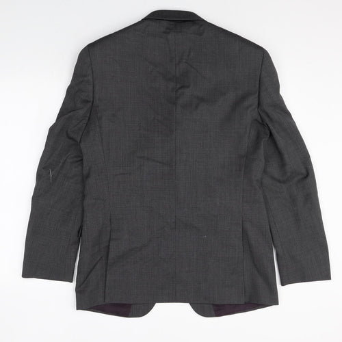 Marks and Spencer Mens Grey Wool Jacket Suit Jacket Size 40 Regular