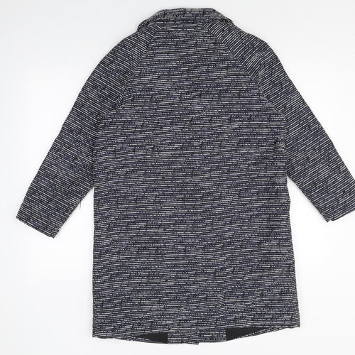 F&F Womens Grey Cotton Jacket Blazer Size 12