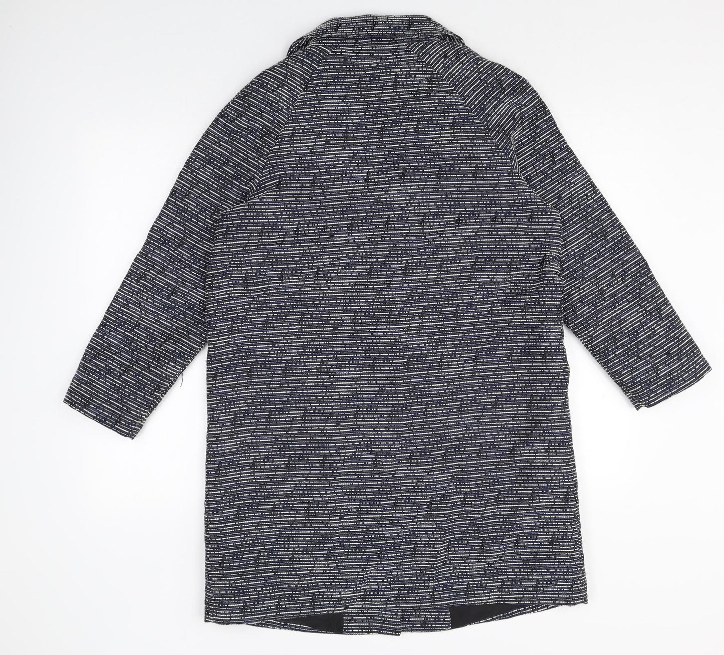 F&F Womens Grey Cotton Jacket Blazer Size 12