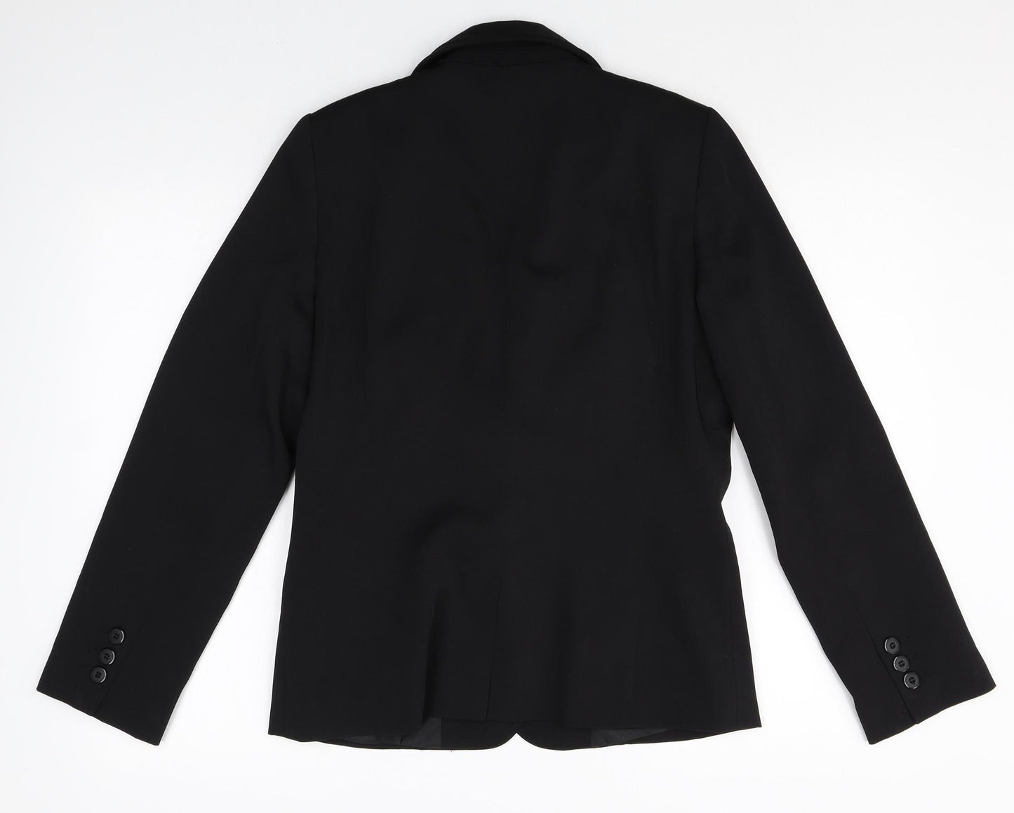 Atmosphere Womens Black Polyester Jacket Blazer Size 12