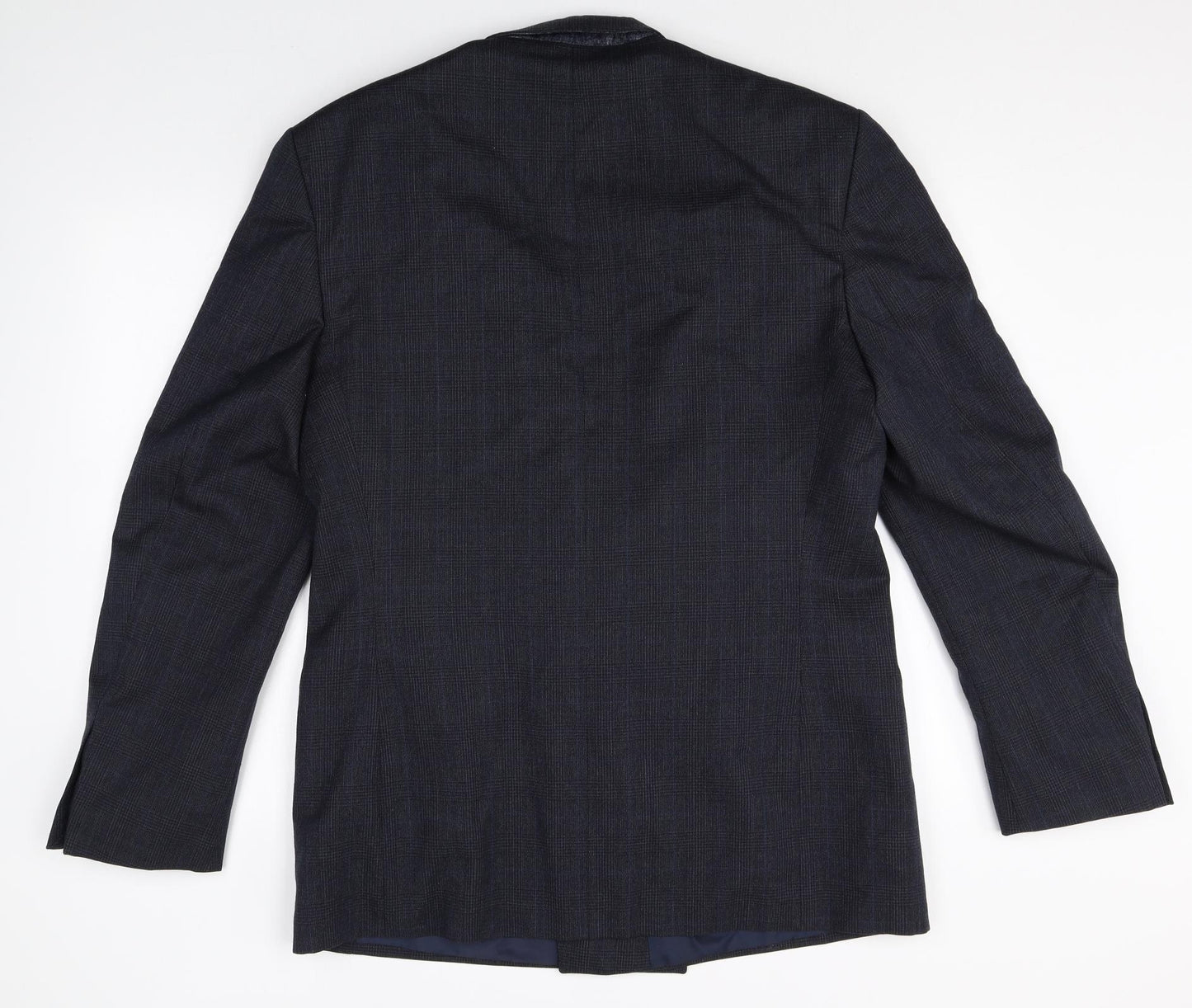 The Burton Collection Mens Black Wool Jacket Suit Jacket Size 42 Regular