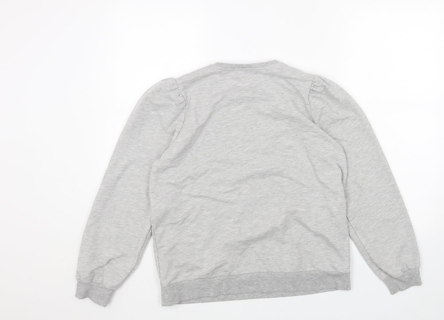 Papaya Womens Grey Cotton Pullover Sweatshirt Size 12 Pullover