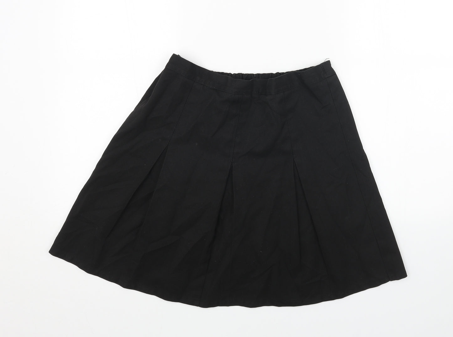 NEXT Girls Black Polyester Tulip Skirt Size 15 Years Regular Button
