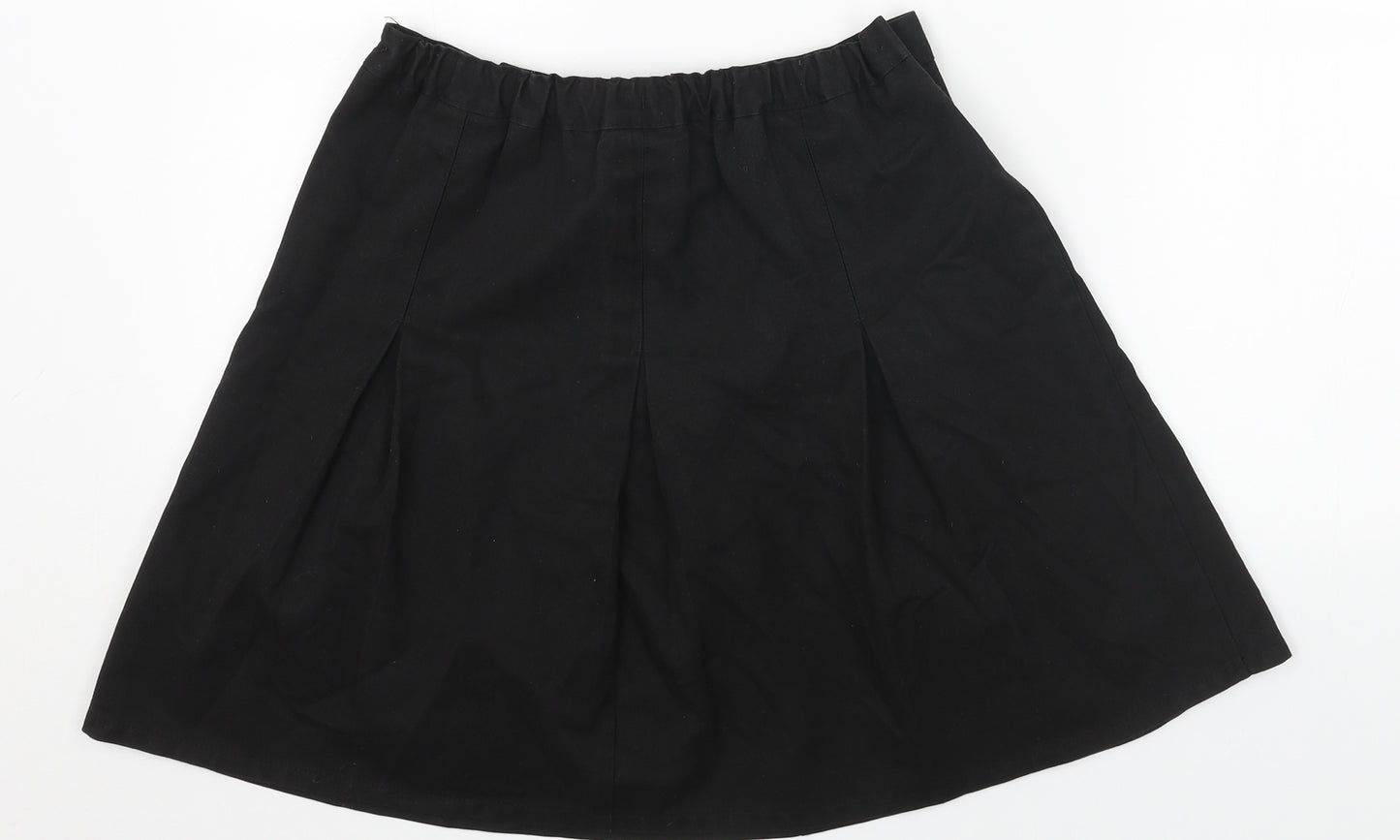 NEXT Girls Black Polyester Tulip Skirt Size 15 Years Regular Button