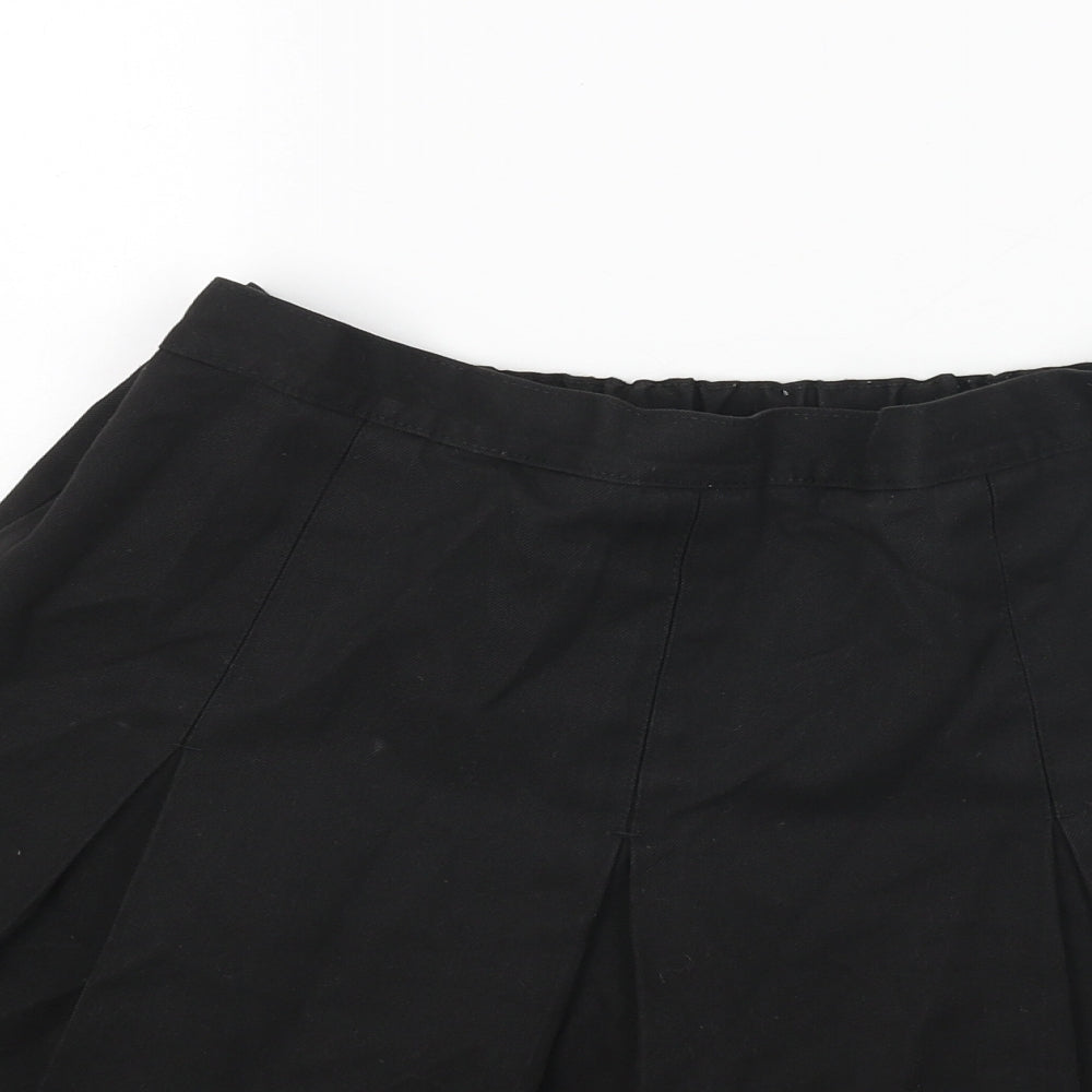 NEXT Girls Black Polyester Tulip Skirt Size 15 Years Regular Button