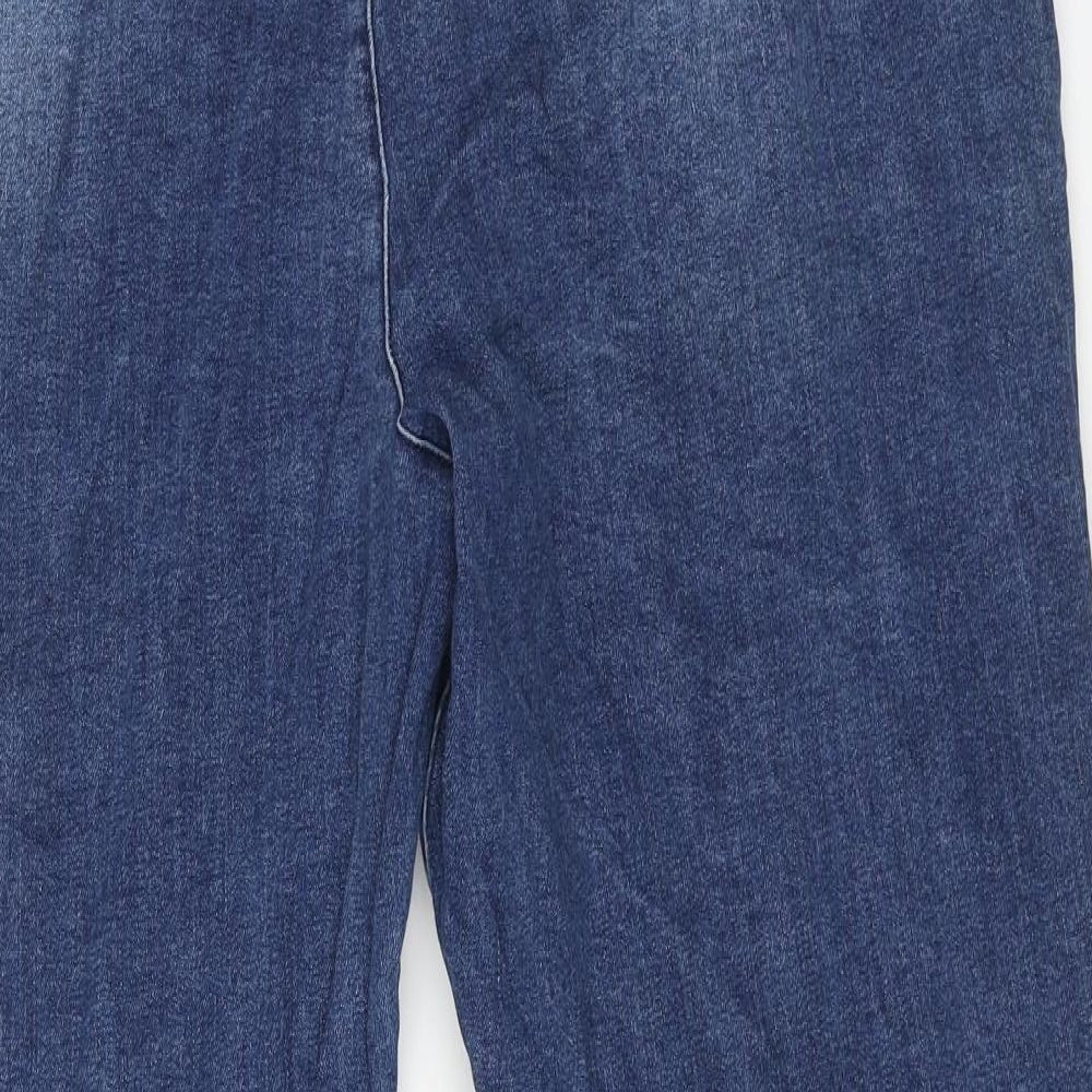 Boohoo Womens Blue Cotton Jegging Jeans Size 22 L29 in Regular