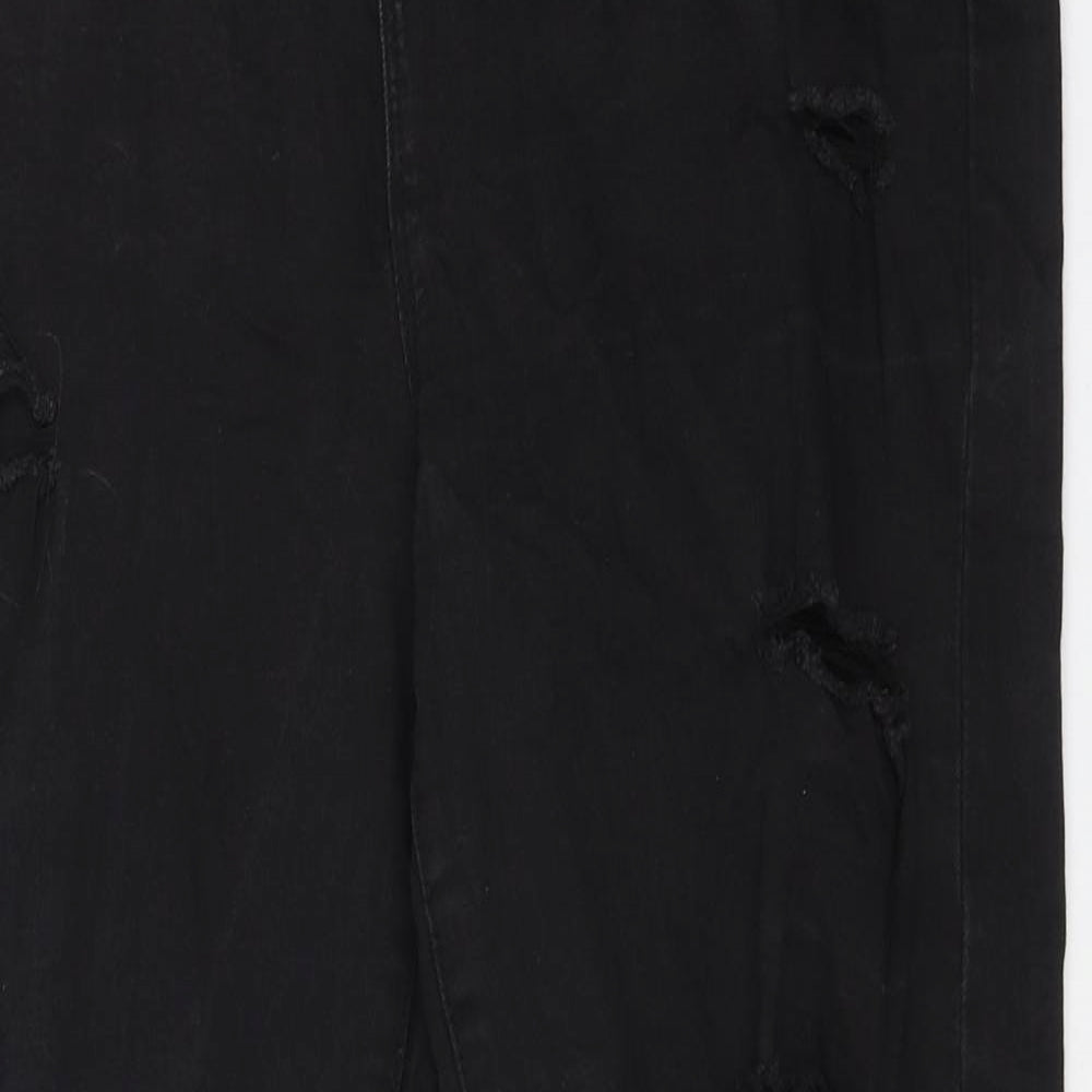 Denim & Co. Womens Black Cotton Skinny Jeans Size 18 L27 in Regular Button