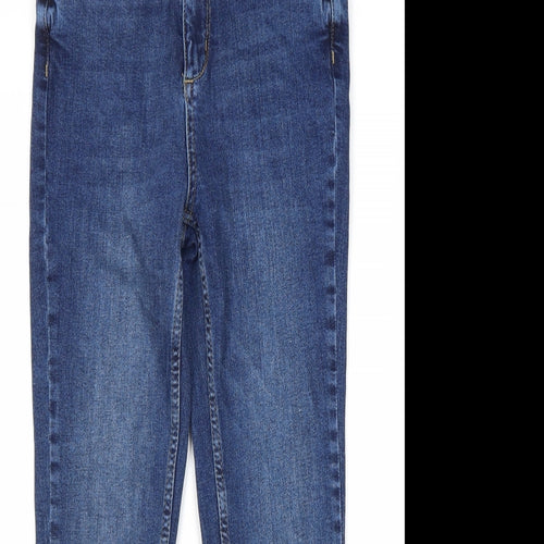 Urban Outfitters Womens Blue Cotton Skinny Jeans Size 28 in L30 in Regular Zip