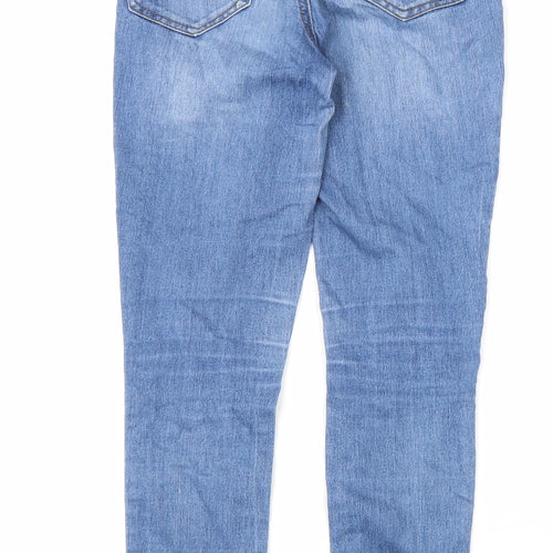 VERO MODA Womens Blue Cotton Skinny Jeans Size 26 in L28 in Regular Zip