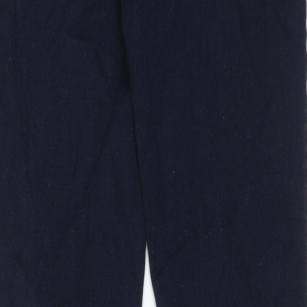 NEXT Boys Blue Cotton Skinny Jeans Size 16 Years Regular Zip