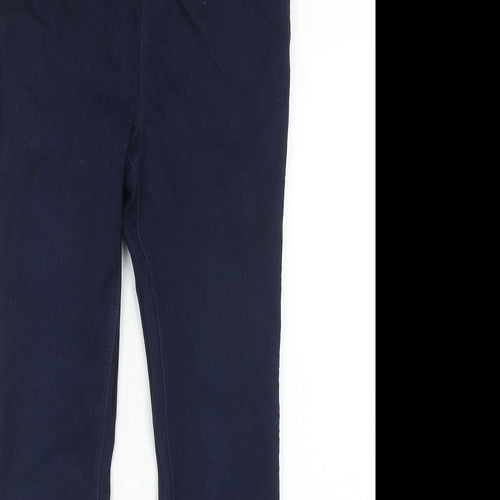 Papaya Womens Blue Cotton Jegging Jeans Size 8 L29 in Regular
