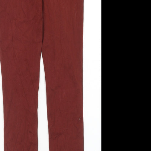 Uniqlo Womens Brown Cotton Skinny Jeans Size 28 in Regular Button