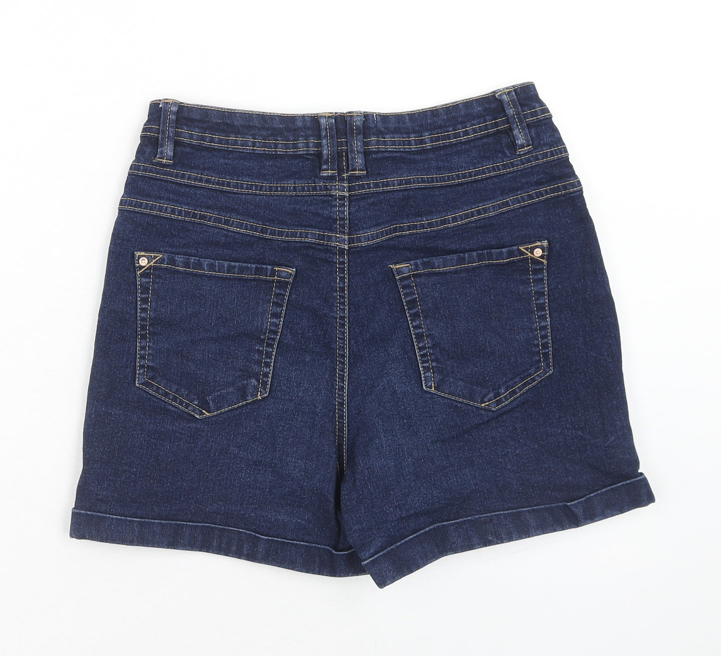 New Look Girls Blue Cotton Sailor Shorts Size 14 Years Regular
