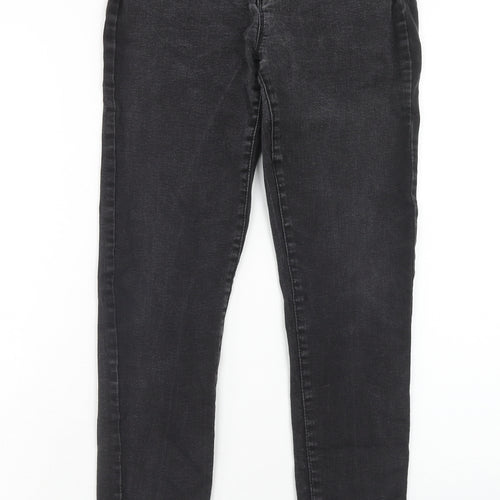 FOREVER 21 Womens Grey Cotton Skinny Jeans Size 28 in Regular Zip