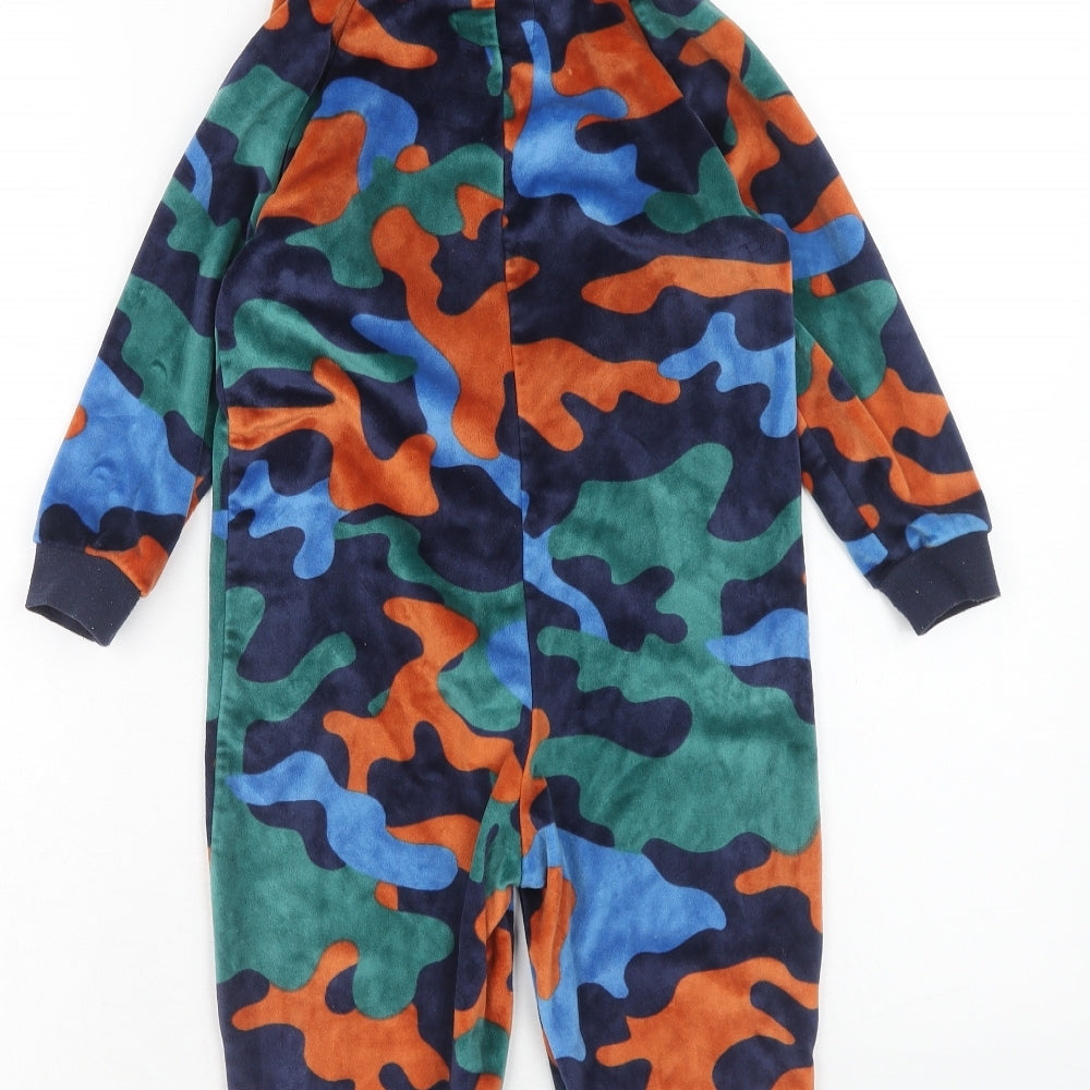 TU Boys Multicoloured Camouflage Polyester One Piece Size 3-4 Years Zip