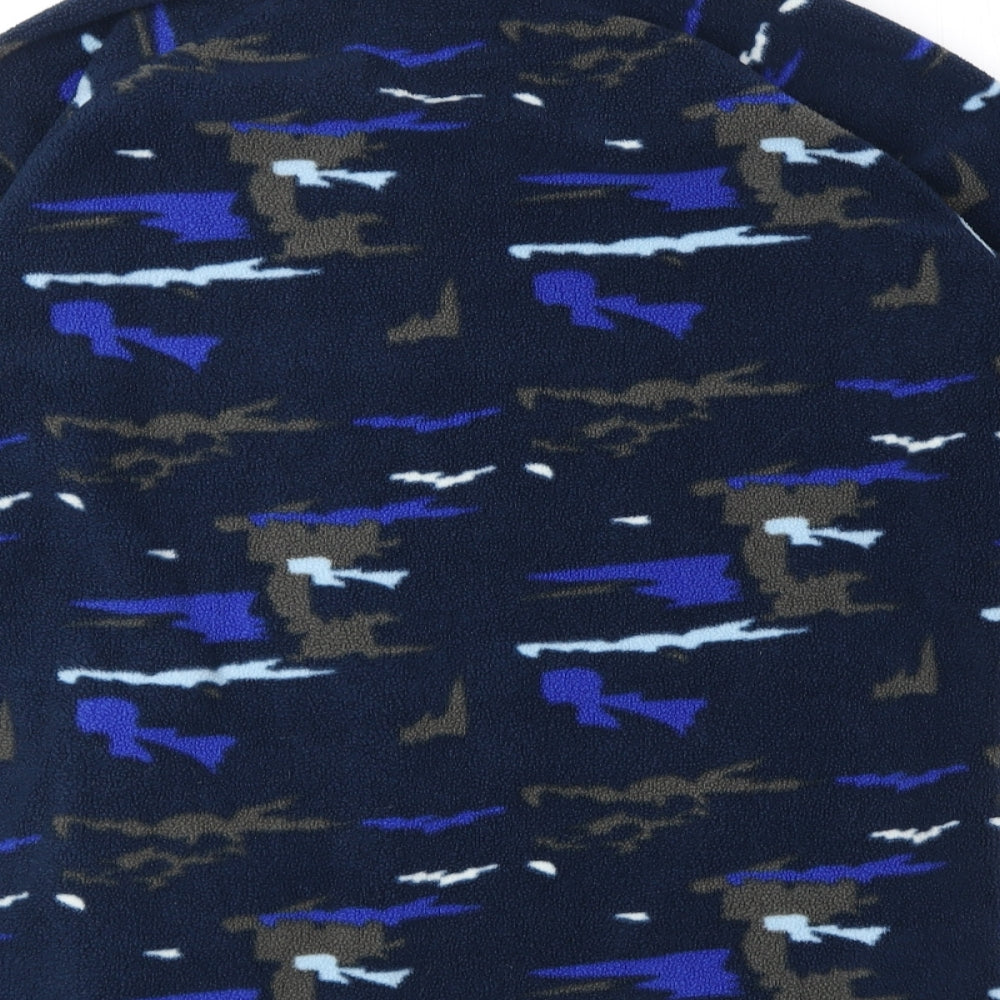 Primark Boys Blue Camouflage Polyester Pullover Sweatshirt Size 12-13 Years Zip