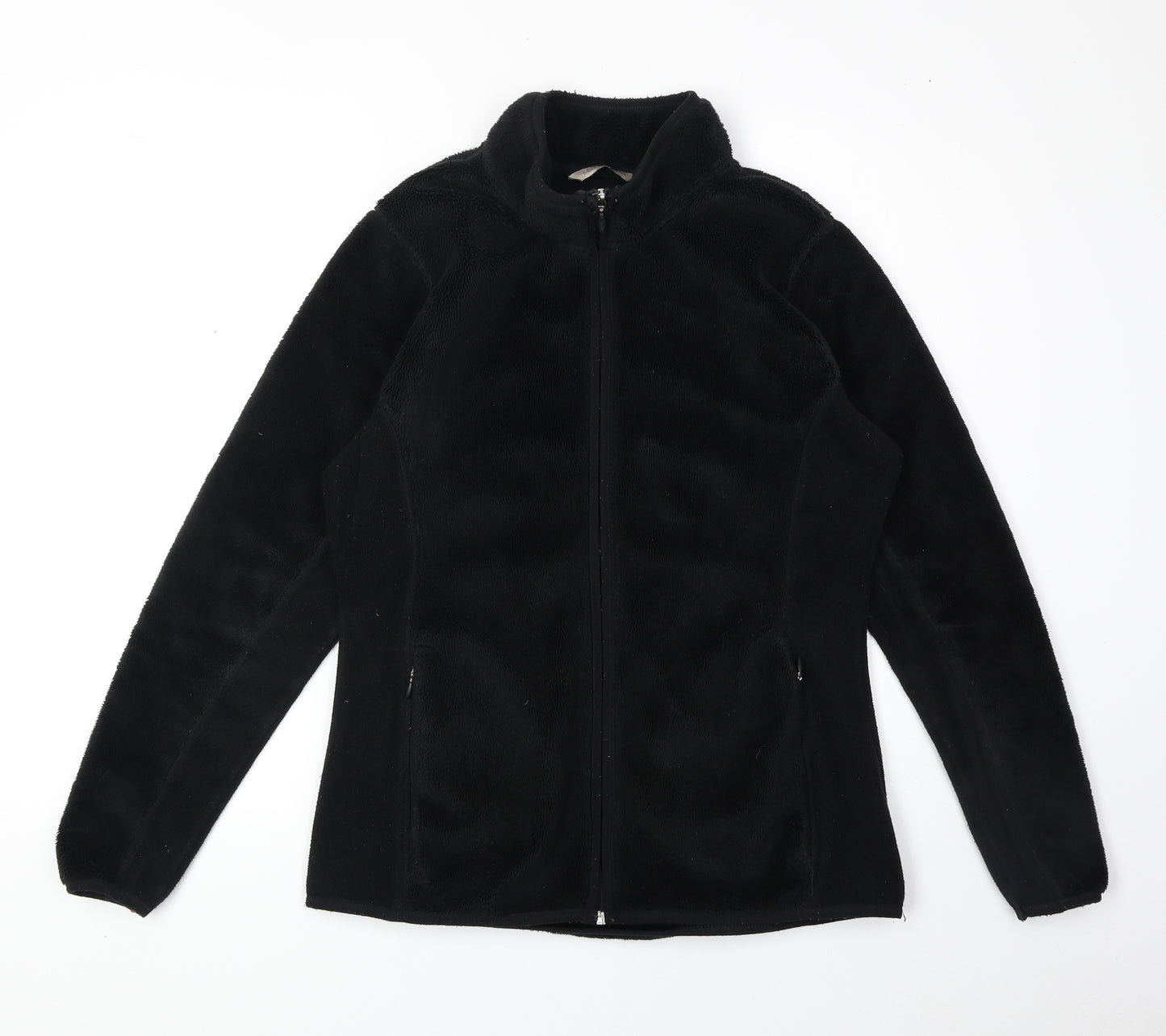 Marks and Spencer Womens Black Jacket Size 14 Zip