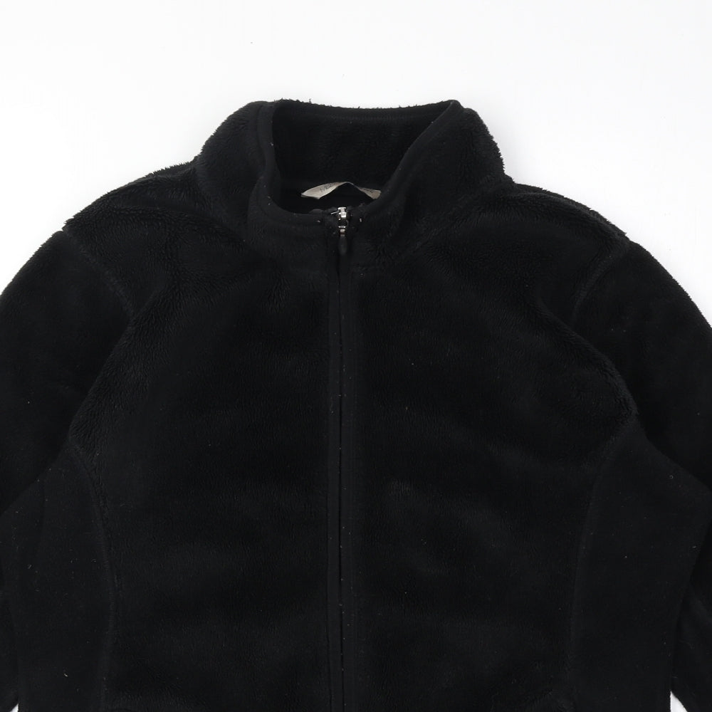 Marks and Spencer Womens Black Jacket Size 14 Zip