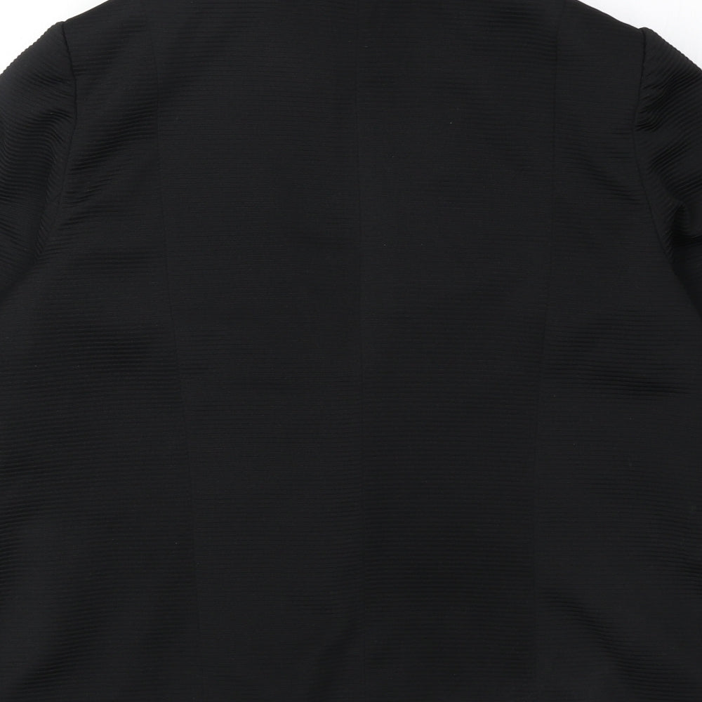 Wallis Womens Black Polyester Jacket Blazer Size 16