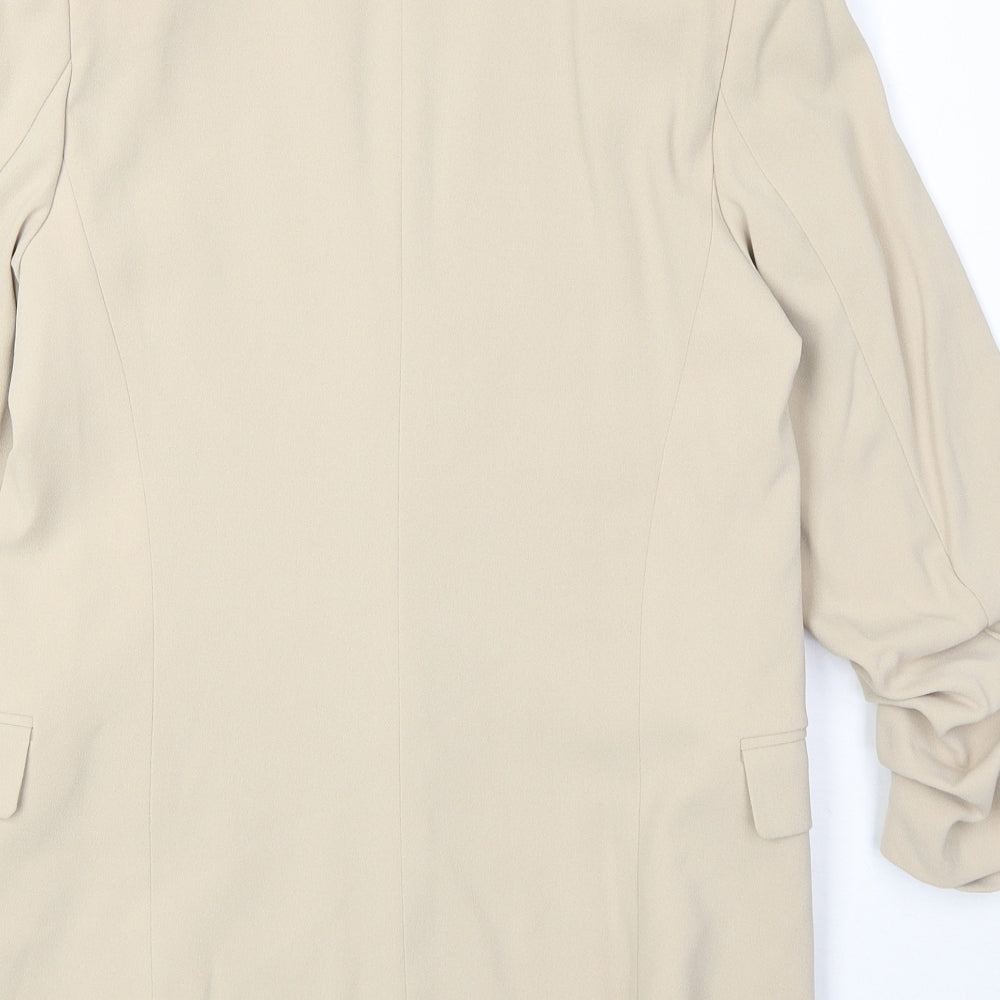 Marks and Spencer Womens Beige Jacket Blazer Size 10