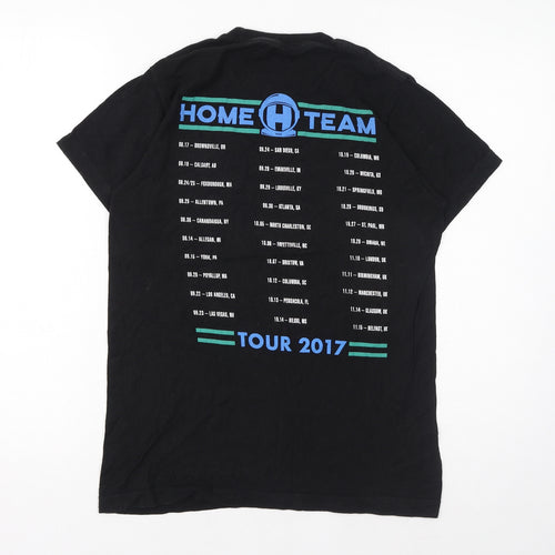 Thomas Gear Womens Black Cotton Basic T-Shirt Size S Round Neck - Thomas Rhett