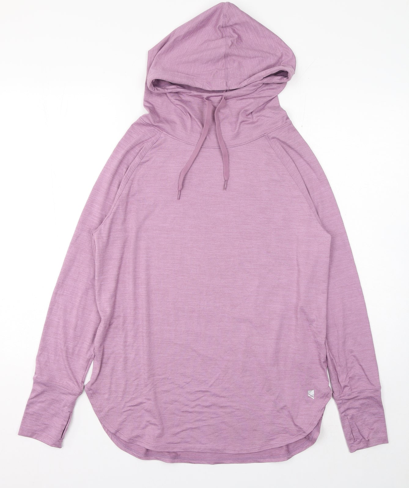 George Womens Purple Polyester Pullover Hoodie Size M Pullover