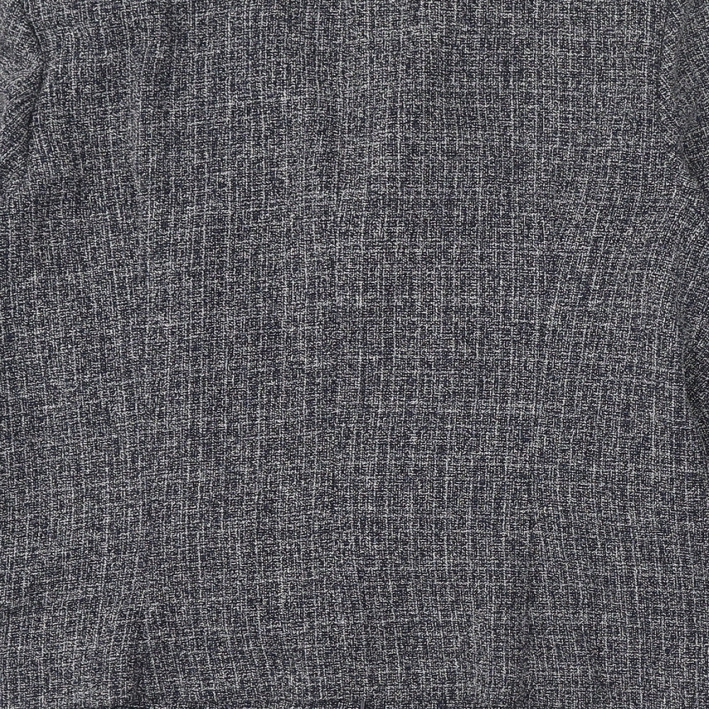 Roman Womens Grey Polyester Jacket Blazer Size 16