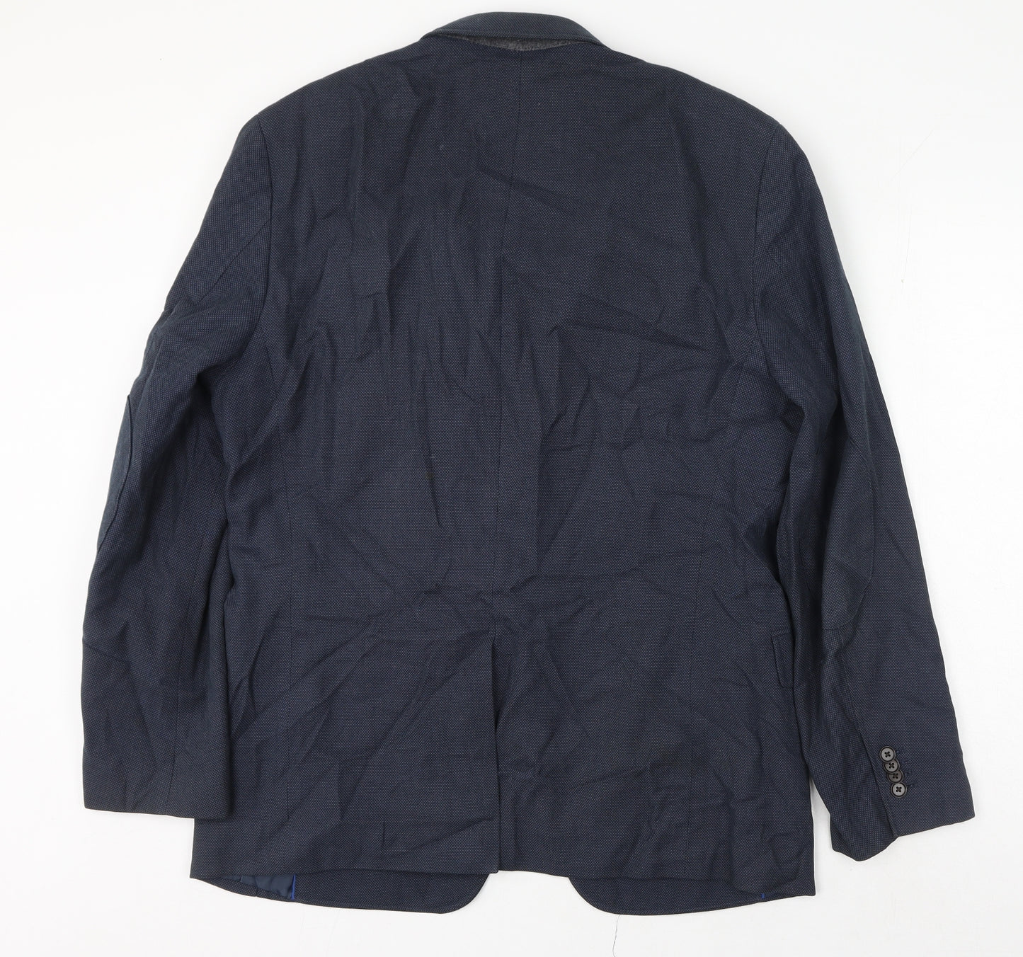Banana Republic Mens Blue Cotton Jacket Blazer Size 42 Regular