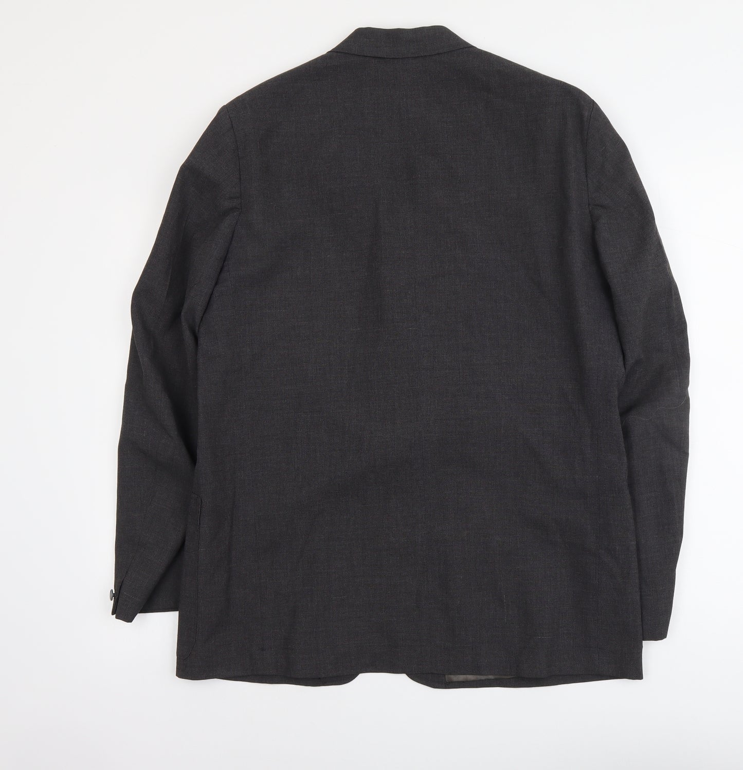 DUNN&CO Mens Grey Polyester Jacket Suit Jacket Size L Regular