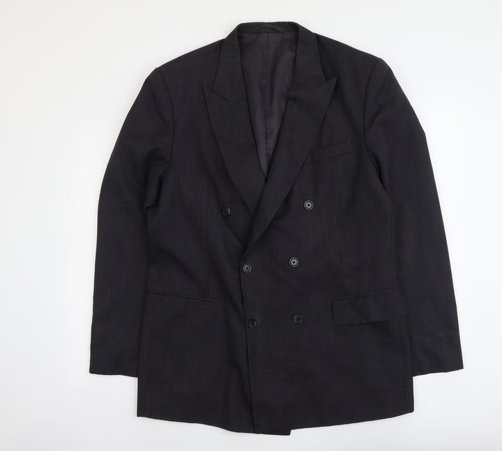 Sam's Mens Grey Polyester Jacket Suit Jacket Size L Regular