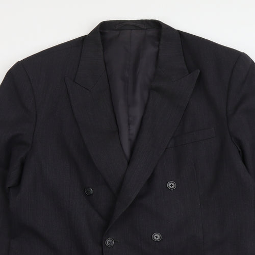Sam's Mens Grey Polyester Jacket Suit Jacket Size L Regular