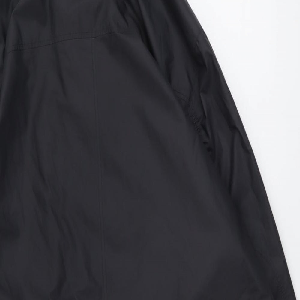 Polo Ralph Lauren Mens Black Rain Coat Coat Size M Zip