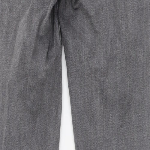 Denim & Co. Womens Grey Cotton Skinny Jeans Size 10 L29 in Regular Button