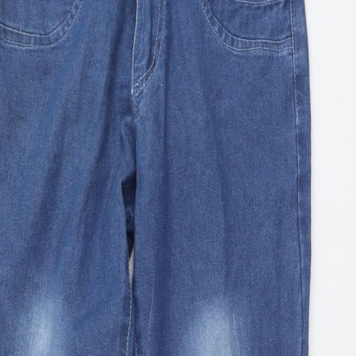 SheIn Womens Blue Cotton Skinny Jeans Size M L30 in Regular Button