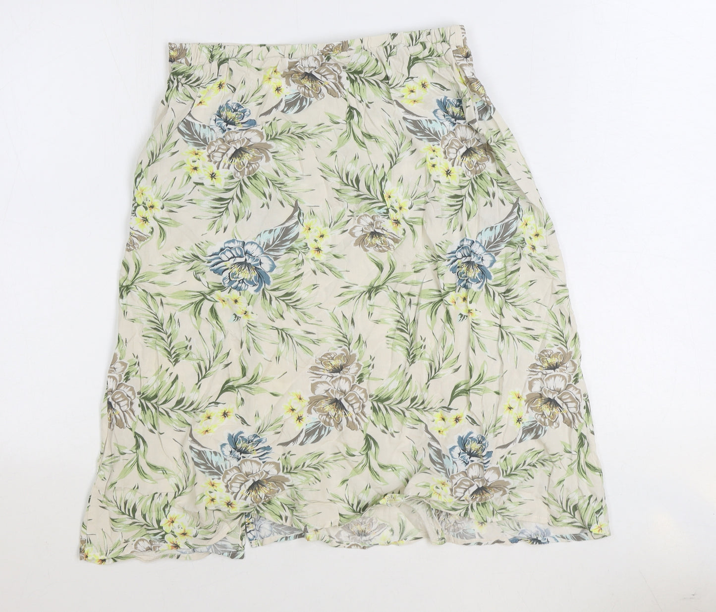 New Look Womens Multicoloured Floral Polyester Swing Skirt Size 10