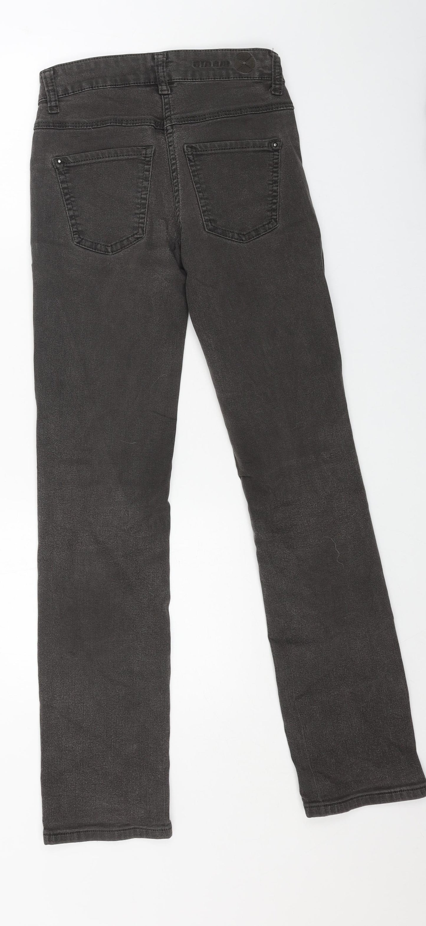Dream Jeans Womens Black Cotton Skinny Jeans Size 26 in L28 in Regular Button