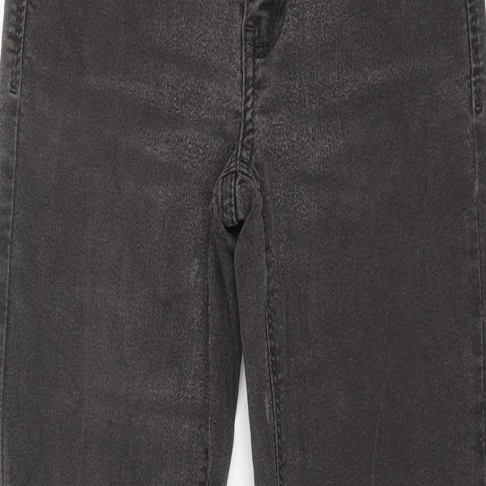 Dream Jeans Womens Black Cotton Skinny Jeans Size 26 in L28 in Regular Button