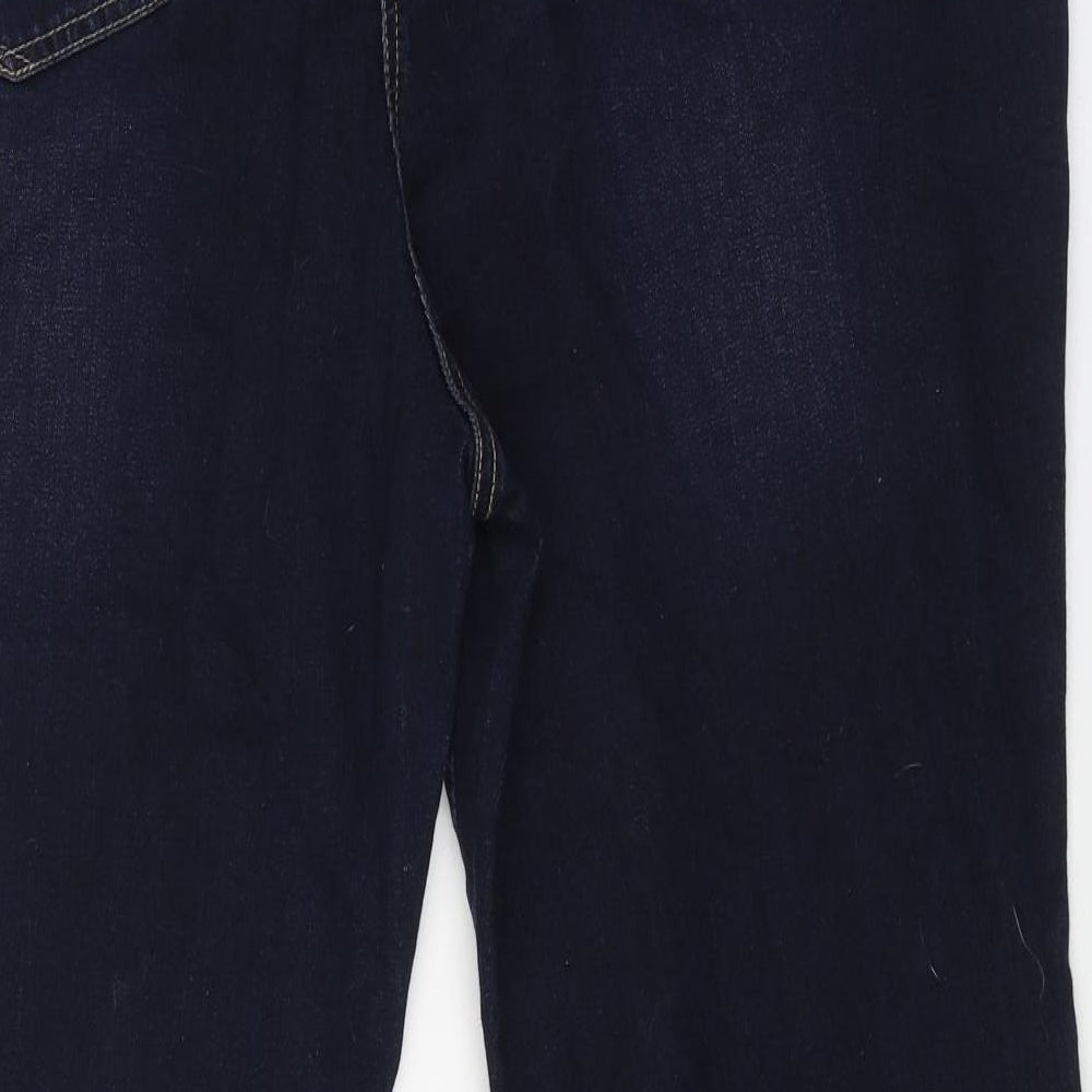TU Womens Blue Cotton Skinny Jeans Size 22 L29 in Regular Button